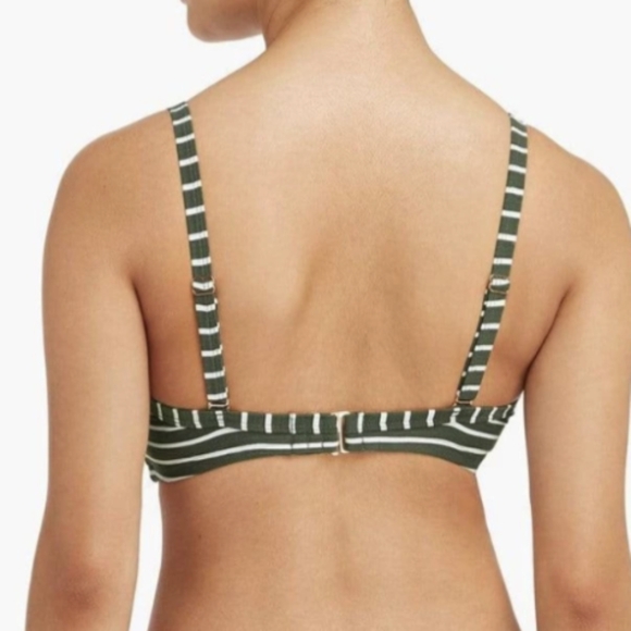 Sea Level Chamarel Cross Front Moulded Underwire D-DD Cup Bikini Top - Picture 2 of 10